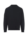 Stone Island 6100019 cotton fleece regular-fit crewneck sweatshirt with seasonal pocket