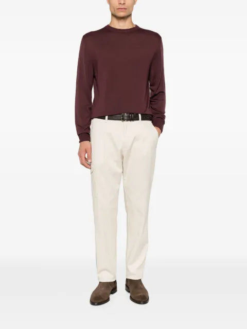 Canali wool long-sleeve sweater