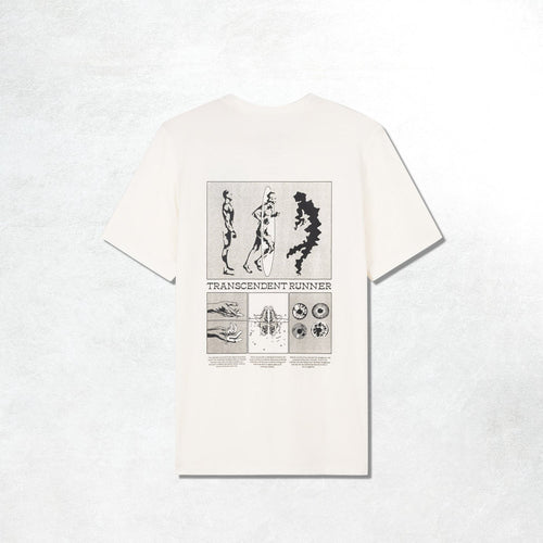 Acid Running Transcendent Runner T-Shirt: Bone