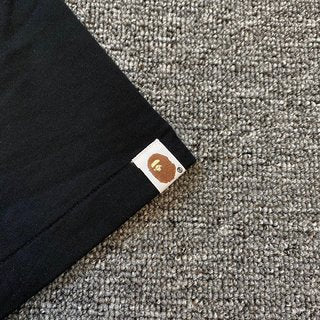BAPE Red Check Ape Head Men's Graphic T-Shirt - White